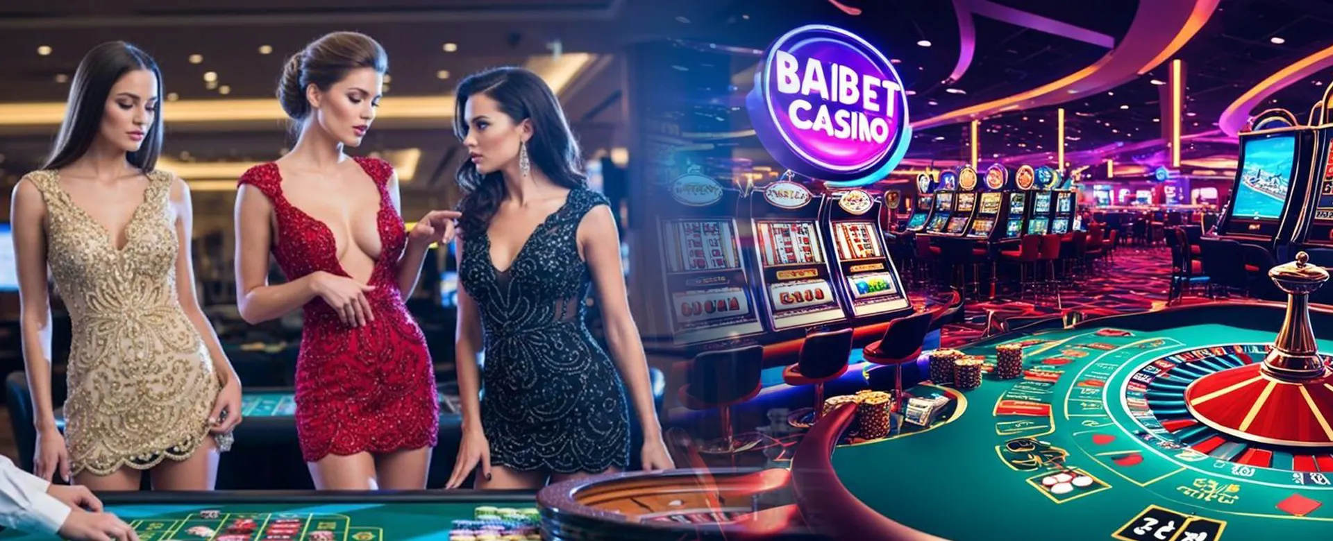 Dynamic online casino environment with bright lights and game elements, highlighting 8k8 Jili.